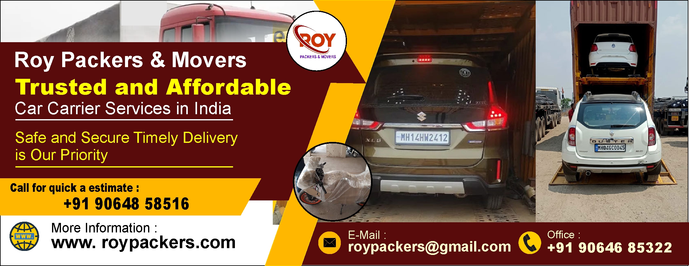 Roy Packers and Movers in Siliguri,Call Now 9064685322, Best Packers